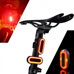 XANES STL03 100LM IPX8 Memory Mode Bicycle Taillight 6 Modes Warning LED USB Charging 360° Rotation Bike Light
