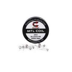 Coilology MTL Coil 316SS 28GA 0.9ohm 10pcs