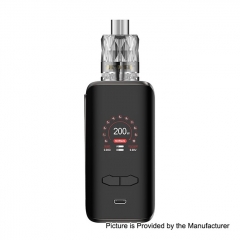 Authentic Augvape VX200 200W TC VV VW Variable Wattage Box Mod + Jewel Disposable Mesh Tank 3ml/0.15ohm Kit  - Gun Metal