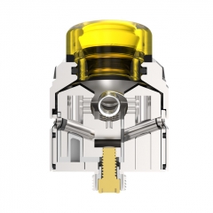 Authentic THC Tauren Solo 24mm RDA Rebuildable Dripping Atomizer w/BF Pin - Brass Black