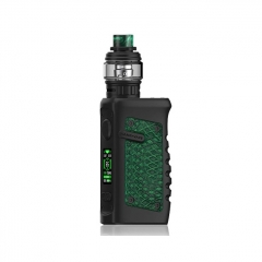 Authentic Vandy Vape Jackaroo 100W 18650/20700/21700 TC VW Variable Wattage Box Mod w/Tank 5ml/3.5ml Kit - Green Anaconda