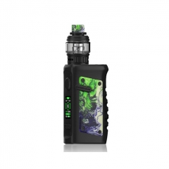 Authentic Vandy Vape Jackaroo 100W 18650/20700/21700 TC VW Variable Wattage Box Mod w/Tank 5ml/3.5ml Kit - Green Jade