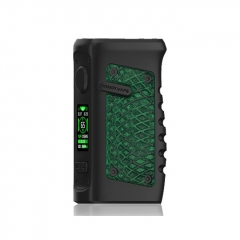 Authentic Vandy Vape Jackaroo 100W 18650/20700/21700 TC VW Variable Wattage Box Mod - Green Anaconda