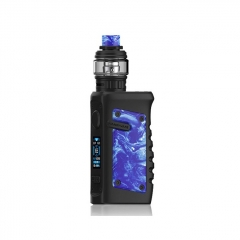 Authentic Vandy Vape Jackaroo 100W 18650/20700/21700 TC VW Variable Wattage Box Mod w/Tank 5ml/3.5ml Kit - Blue Porcelain