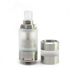 KA V8 Nano Style 22mm 316SS RTA Rebuildable Tank Atomizer 2.8ml - Silver