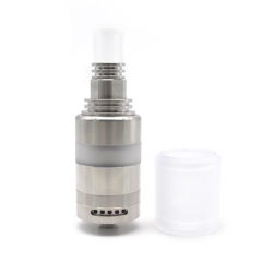 Coppervape KA V6 Style 22mm RTA Rebuildable Tank Atomizer 3.3ml (Nano Version) - Silver