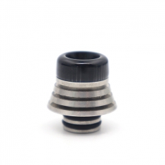 510 Replacement Drip Tip 1pc - Silver Black
