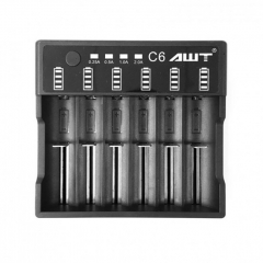 AWT C6 USB Charger for Battery - Black