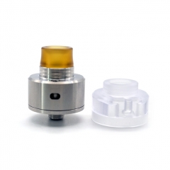 ULTON Shift Batch 2 Style 316SS 22mm RDA w/ Extra Transparent Cap - Silver