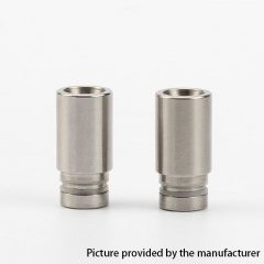 510 Style Replacement Drip Tip 2pcs - Silver