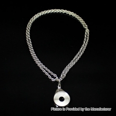 SXK Decorative 22mm Ring Chain Lanyard - Silver