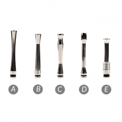 Coil Father 510 Style Replacement Drip Tip 1pc Type A - Silver