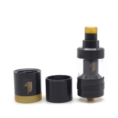 YFTK KF Prime Nite 22mm 316SS DLC RTA Rebuildable Tank Atomizer 2ml - Black