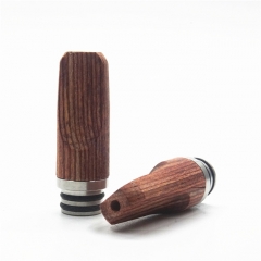 510 Replacement Drip Tip Wood Flat Version 2pcs