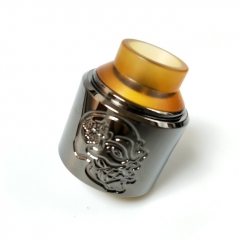 Pur Skull Style RDA Rebuildable Dripping Atomizer 28.5mm - Gun Metal