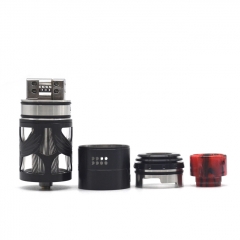 Authentic Brunhilde 25mm RTA Rebuildable Tank Atomizer 8ml - Black