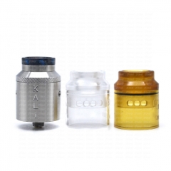 ULTON Kali M Style 25mm RDA Rebuildable Dripping Atomizer w/BF Pin - Silver