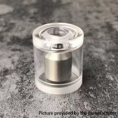 Replacement Bell Cap for 22mm KF Lite 2019 Style RTA 3.0ml - Transparent