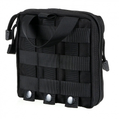 Outdoor EDC Tactical Nylon Storage Bag - Black