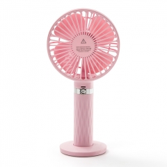 Outdoor Mini HandHeld USB Charging Fan SAPI S8 Portable Fan - Pink