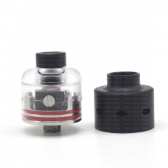 ULTON Black Belt Style 22mm RDA Rebuildable Dripping Atomizer w/BF Pin - Black