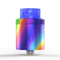 Damselfly Poison 24mm RDA Rebuildable Dripping Atomizer - Rainbow