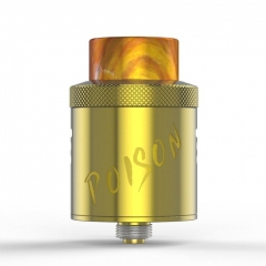 Damselfly Poison 24mm RDA Rebuildable Dripping Atomizer - Gold