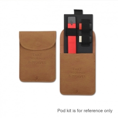 Vivismoke Pocket Case Portable Mini Slim Pocket Case for Pod Vape Devices - Brown