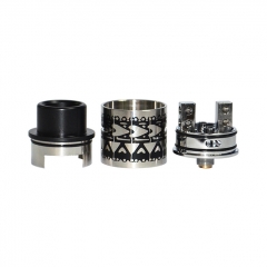Kampilan Style 24mm RDA Rebuildable Dripping Atomizer - Silver