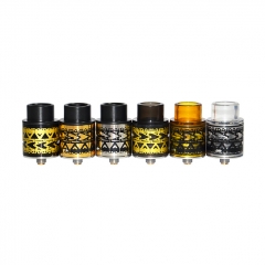 Kampilan Style 24mm RDA Rebuildable Dripping Atomizer - Silver