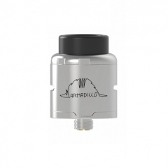 Authentic Oumier Armadillo 24mm RDA Rebuildable Dripping Atomizer - Silver