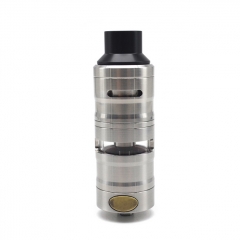 ULTON Gevolution V2 Style 316SS 23mm Mesh RTA Rebuildable Tank Atomizer 4ml w/Logo - Silver