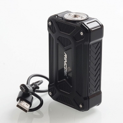 Authentic Rincoe Mechman 228W TC VW Variable Wattage Box Mod Dual 18650 - Steel Bone American Flag Black