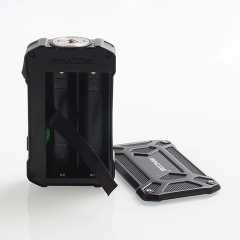 Authentic Rincoe Mechman 228W TC VW Variable Wattage Box Mod Dual 18650 - Steel Bone American Flag Black
