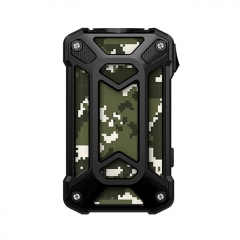 Authentic Rincoe Mechman 228W TC VW Variable Wattage Box Mod Dual 18650 - Steel Case Camo Black