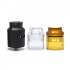 ULTON Kali M Style 25mm RDA Rebuildable Dripping Atomizer w/BF Pin - Black