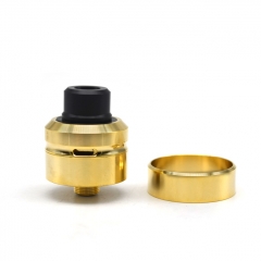 Daywon Style 22mm RDA Rebuildable Dripping Atomizer w/BF Pin/ 24mm Beauty Ring - Gold