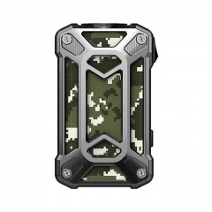 Authentic Rincoe Mechman 228W TC VW Variable Wattage Box Mod Dual 18650 - Steel Case Camo  SS