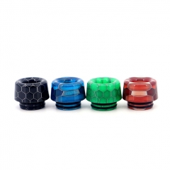Clrane 810 Replacement Mushroom Style Resin Drip Tip 4pcs - Multicolor