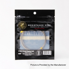 Authentic ThunderHead Creations THC 3-Core Fused Clapton Ni80 Resistance Wire - 26GA x 3 + 36GA (5 Feet)