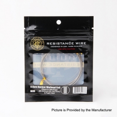 Authentic ThunderHead Creations THC 4-Core Nuclear Warhead Ni80 Resistance Wire - 28GA x 4 + (38 x 28)GA (5 Feet)