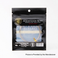 Authentic ThunderHead Creations THC 3-Core Fused Clapton Ni80 Resistance Wire - 28GA x 3 + 36GA (5 Feet)