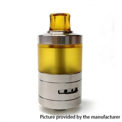 Coppervape VWM Integra Style 316SS 22mm RTA Rebuildable Tank Atomizer 4ml - Yellow