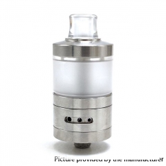 Coppervape VWM Integra Style 316SS 22mm RTA Rebuildable Tank Atomizer 4ml - Silver