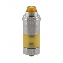 Vazzling VG V6S RTA Style 23mm RTA Rebuildable Tank Atomizer 5.5ml w/Logo - Silver