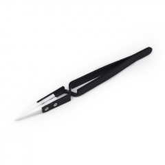 Reverse Ceramic Tweezers 1pc - Black