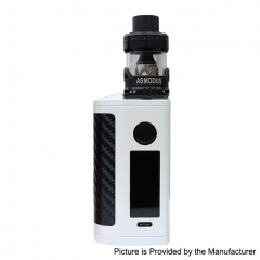 Authentic Asmodus Minikin 3S 200W TC VW Variable Wattage Box Mod + Viento Tank 3.5ml/3ohm Kit - White