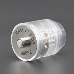 Vazzling Kali Style 25mm RDA Rebuildable Dripping Atomizer w/BF Pin - White