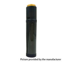 Kennedy Vindicator 18650/20700/21700 Style Carbon Fiber Hybrid Mechanical Mod + Kennedy 25 RDA Kit - Full Black