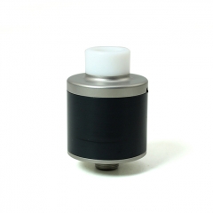 SXK Biochip Style 22mm RDA Rebuildable Dripping Atomizer w/BF Pin - Black